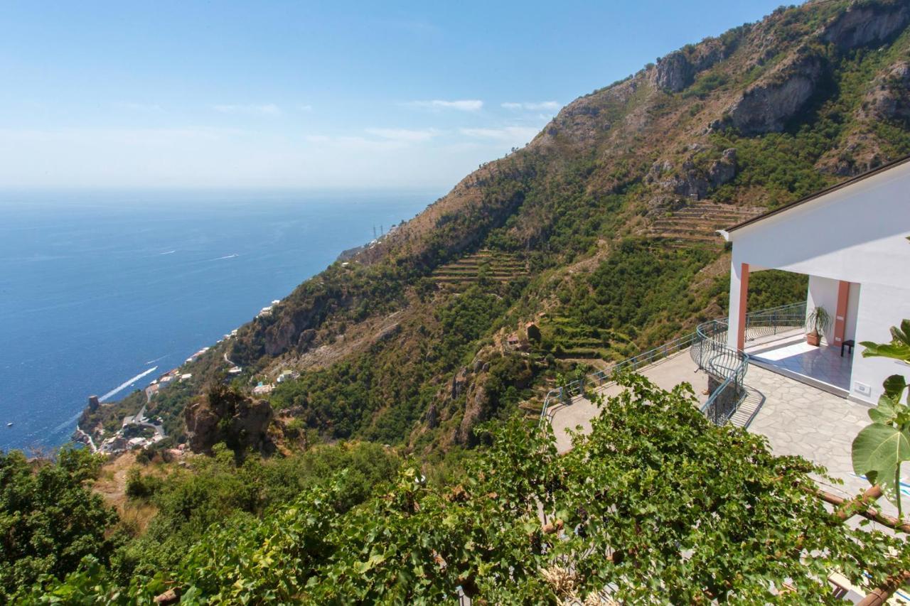 普莱亚诺Domus Vigna Fusco, Vista Mare, Amalfi Coast别墅 外观 照片