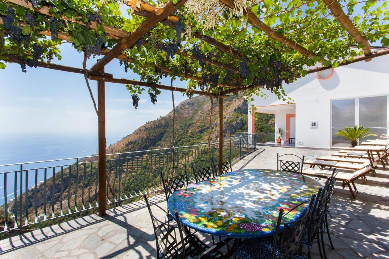 普莱亚诺Domus Vigna Fusco, Vista Mare, Amalfi Coast别墅 外观 照片